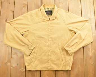 Vintage jaren 80 sportkleding blanco beige windjack / True Vintage / Sears / Streetwear / blanco windjack / beige jack