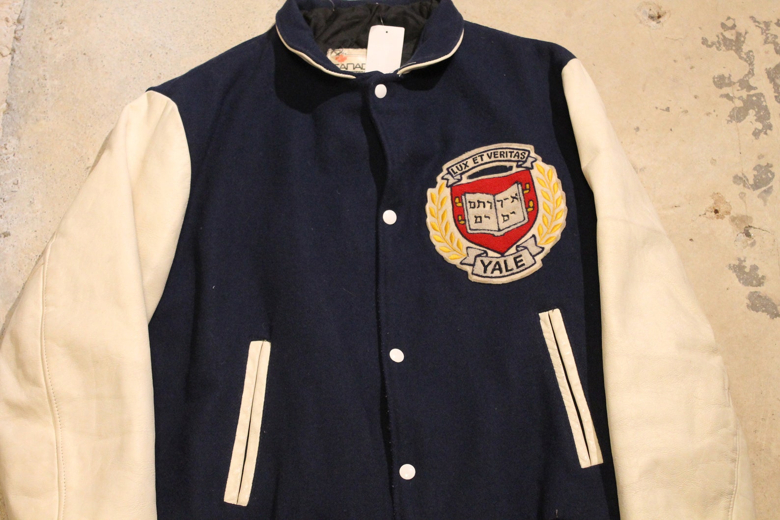 Yale University / Vintage Varsity Bomber / School Coat Etsy
