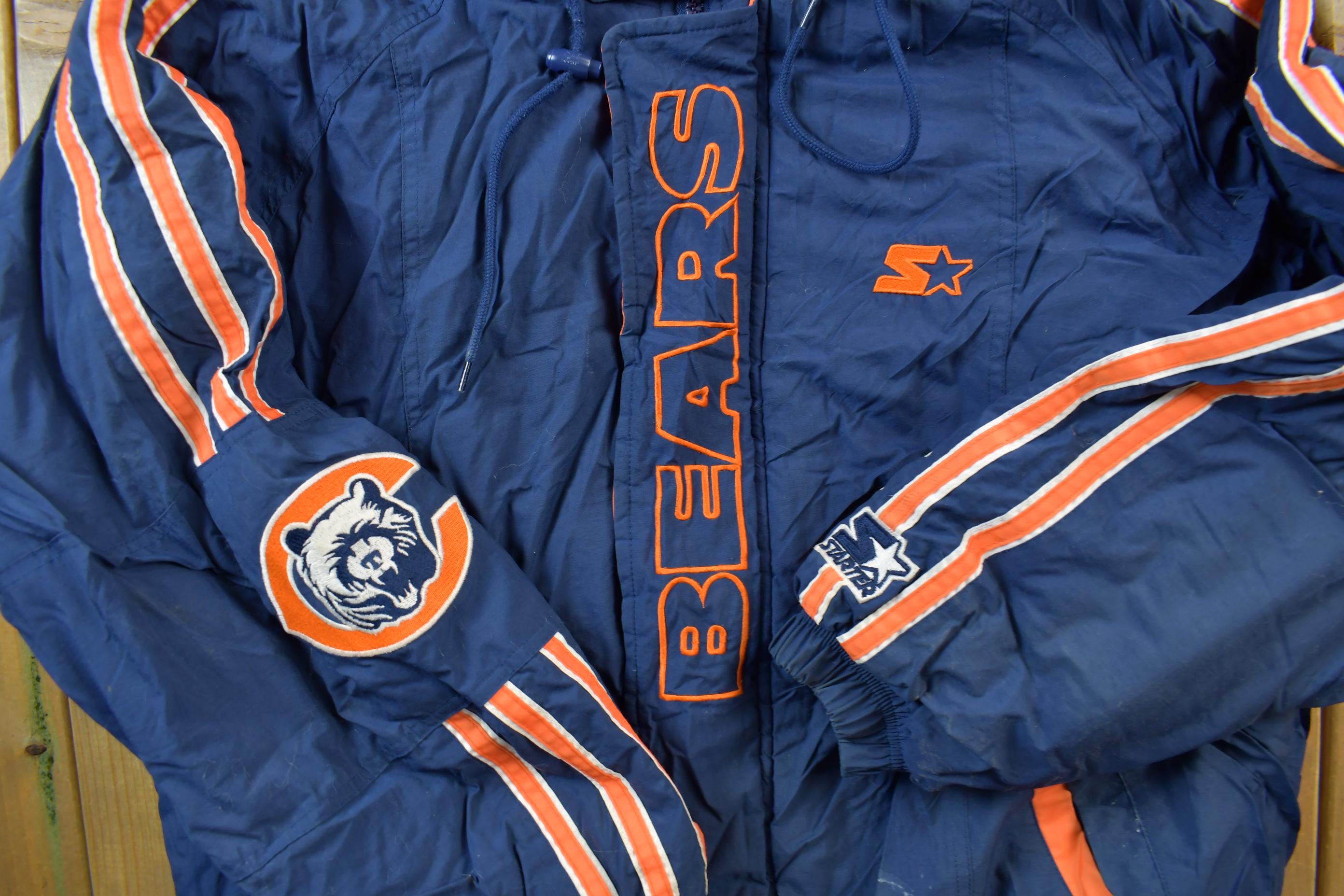 Vintage 1990s Chicago Bears NFL Pro Line Starter Jacket / 1990s