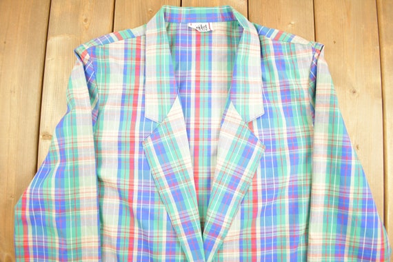 Vintage 1980s Cricket Lane Button Up Blazer Jacke… - image 3