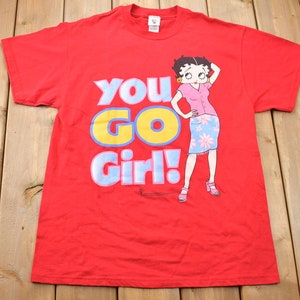 ヴィンテージ 2000 ベティ・ブープ You Go Girl 漫画グラフィック Tシャツ / 2000年代グラフィックTシャツ / ヴィンテージ ベティ・ブープ / Y2K