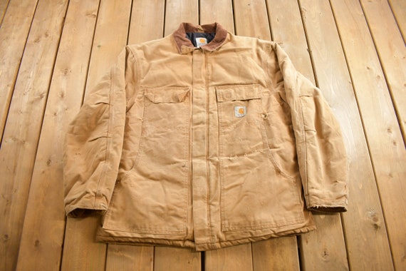90s usa製 Carhartt Traditional Jacket Vintage 1990s Carhartt Traditional Coat / 90s Workwear