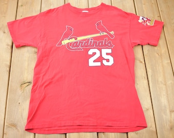 Vintage Mark Mcgwire #25 St. Louis Cardinals Majestic MLB Baseball