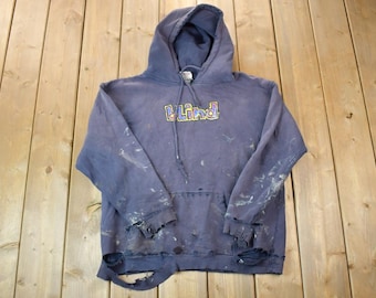 90s 00s Ash Grey Blind Skateboards Reaper Hoodie, Tag Size 90s 00s Ash Grey Blind Skateboards Reaper Hoodie, Tag Size