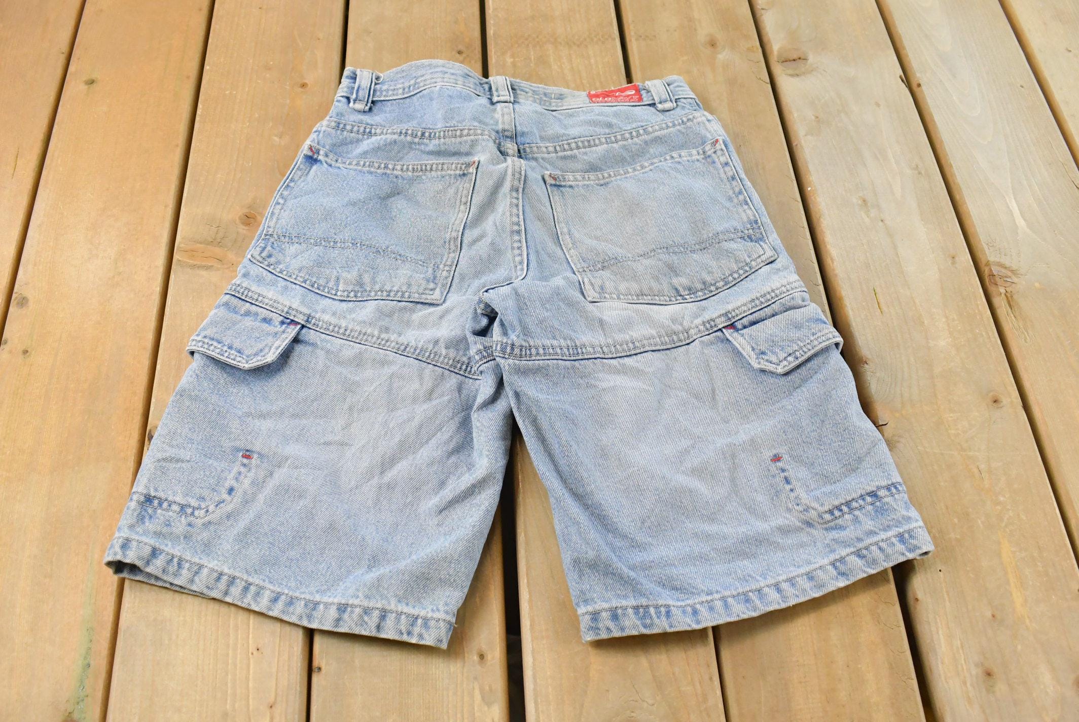 Vintage 1990s Old Navy Cargo Denim Shorts Men's 27 / Streetwear