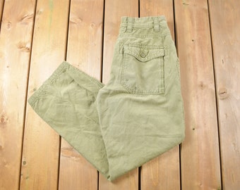 Vintage 1990s The North Face Lightweight Cargo Pants Size 30 x 29 / 90s Outdoorsman Pants / Vintage Workwear