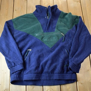 Vintage 1990s EMS Heavy Fleece Quarter Zip Ski Sweater
