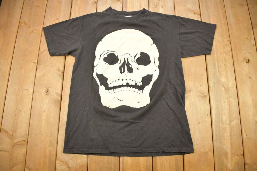 90s 「Rattle my bones」 t shirt 蓄光