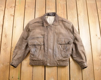 Vintage 1980s Peter England Leather Jacket / Fall Outerwear Vintage 1980s Peter England Leather Jacket / Fall Outerwear