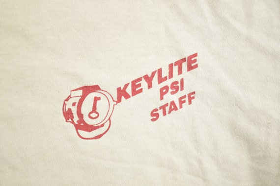 Vintage 1980s Keylite PSI Staff Graphic T-Shirt /… - image 3