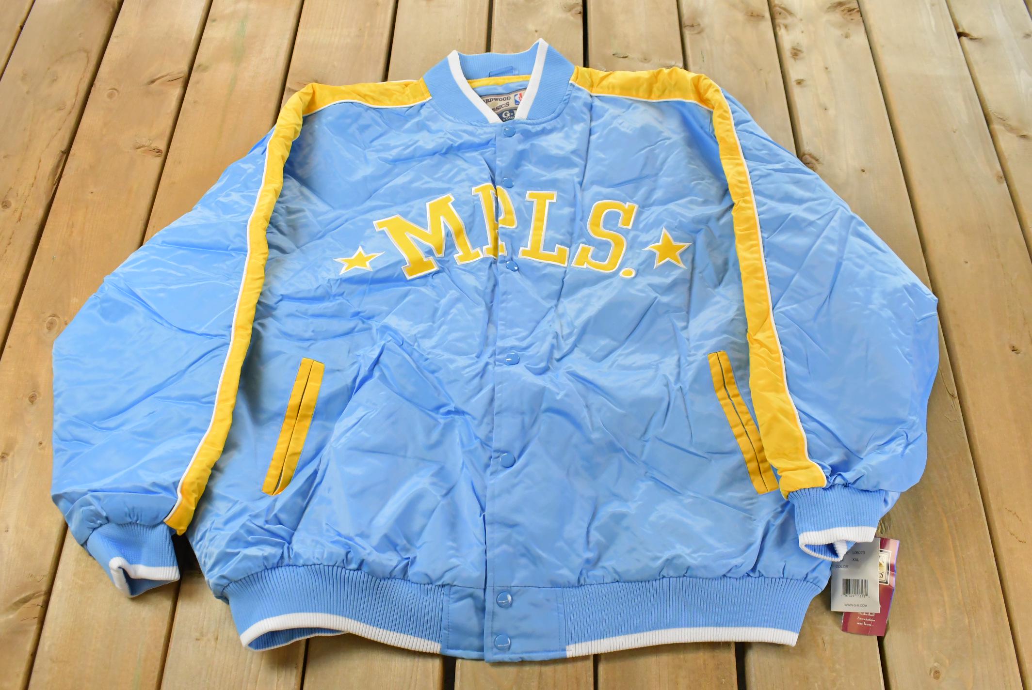 90s NBA MPLS ミネアポリス レイカーズ スタジャン バスケットチーム Mpls Lakers - Etsy