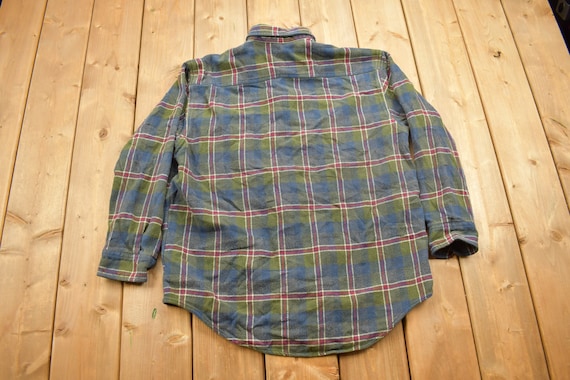 90s St. John\'s Bay Flannel Shirt M