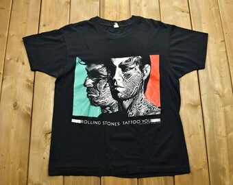 Vintage 1989 the Rolling Stones Tattoo You Band T-shirt