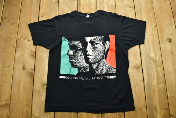 80s USA製 ローリングストーンズ バンドTシャツ | ブラック M