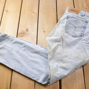 Vintage 1990s Levi&#39;s 505 Orange Tab Jeans Size 30 x 29.5  / Vintage Denim / Streetwear / Jeans / True Vintage / Vintage Levi&#39;s / Essentials