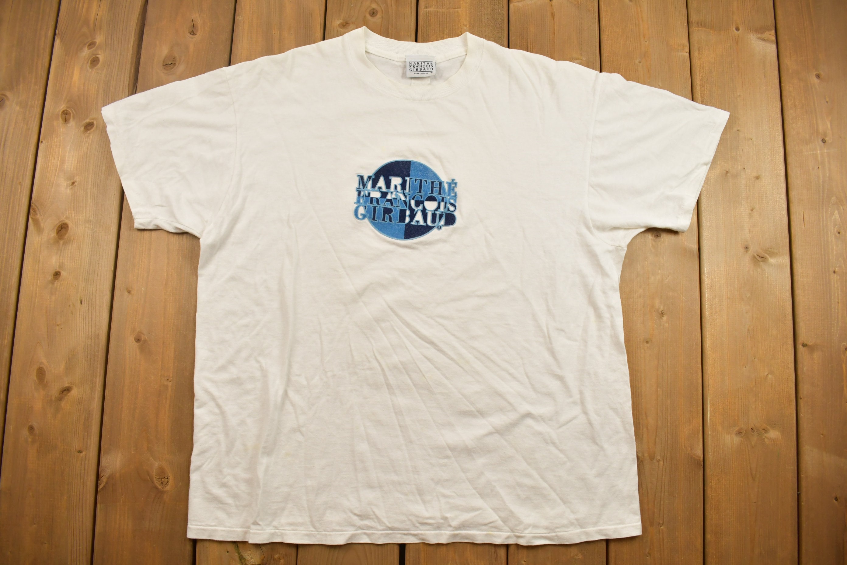 ★Marithe + Francois Girbaud★ UNION LOGO TEE white 1MG24STS MARITHE FRANCOIS GIRBAUD] UNION LOGO TEE WHITE