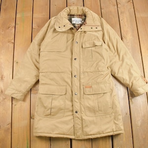 Vintage 1990s Glacier Bay Down Jacket / Brown / Down Fill / Vintage Bubble Jacket / Winter