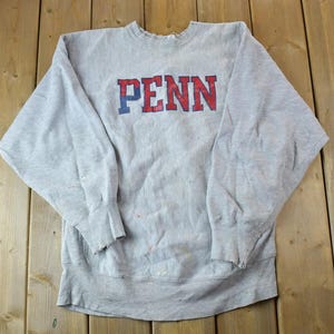 Vintage 1990s Champion Reverse Weave Warm Up Sweatshirt / Vintage Champion / Vintage Pullover / Streetwear / Athleisure Sportswear