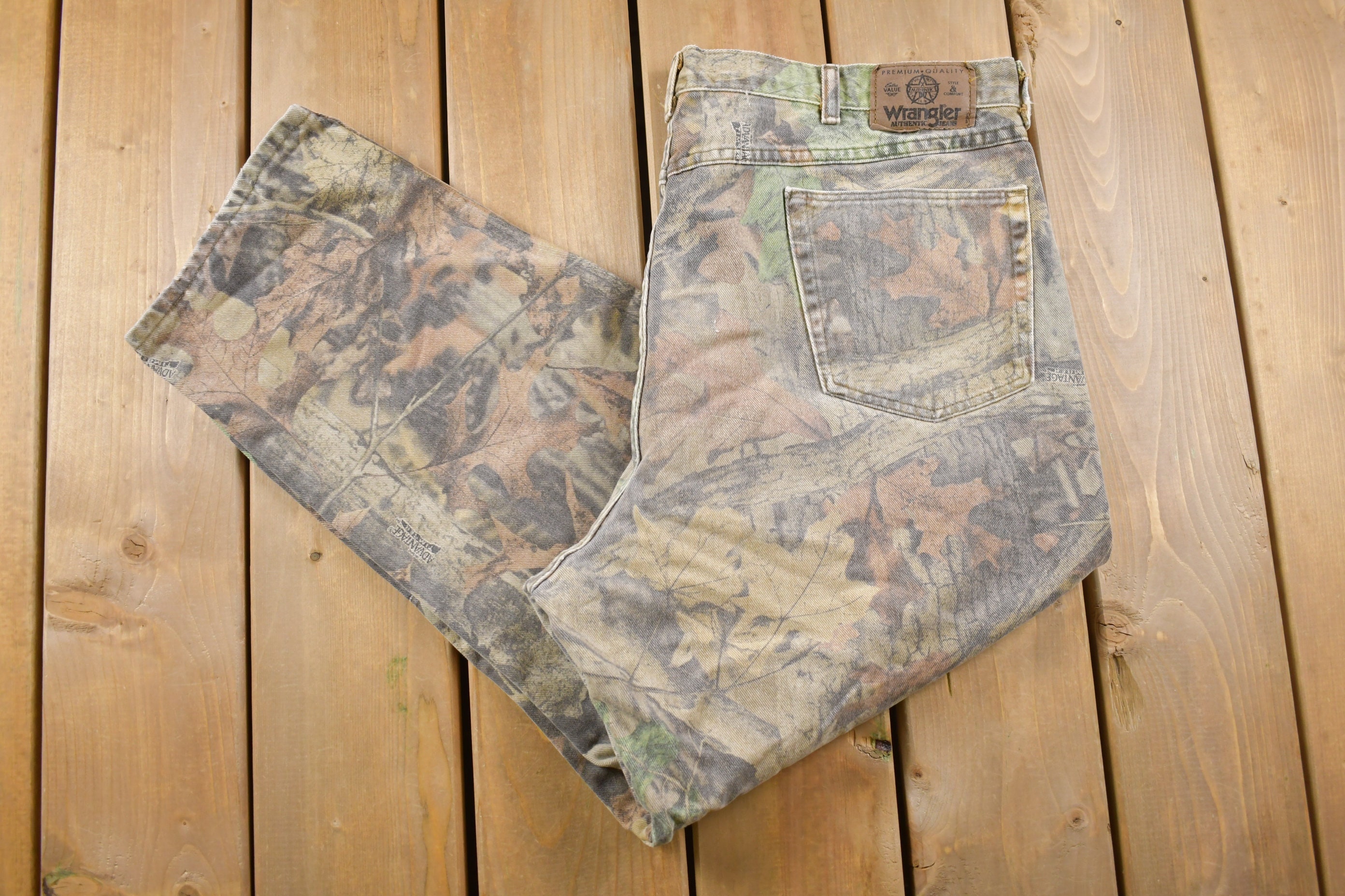 Vintage 1990s Wrangler Advantage Timber Double Knee Camo Pants - Etsy  Singapore