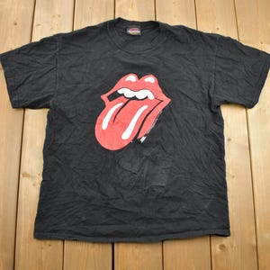 Vintage 2001 The Rolling Stones Tongue Graphic T-Shirt / Music Promo / Artimonde / Vintage Band Tee