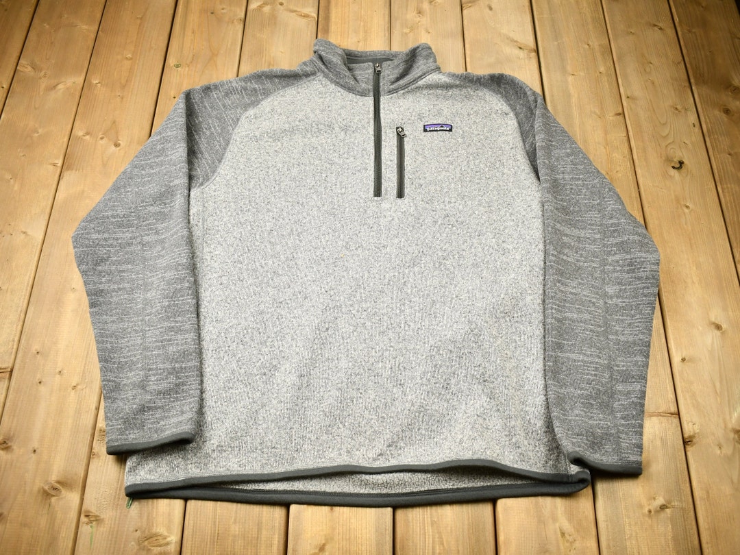 トップス patagonia 90s fleece pullover VINTAGE PATAGONIA 1990S SNAP T MONOGRAM FLEECE PULLOVER SIZE