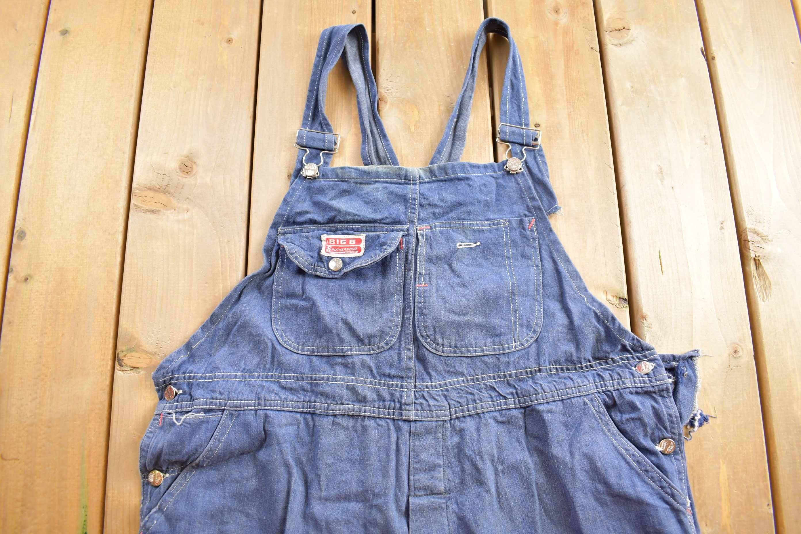 ビンテージ BIG B BROTHERHOOD オーバーオール 50s 60s ビンテージ BIG B BROTHERHOOD オーバーオール 50s 60s - メルカリ