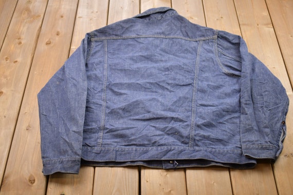 Vintage 1980s Sears Roebucks Denim Jean Jacket / … - image 2