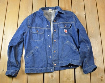 Vintage 1970s GWG Jean Jacket Men's Medium / 70s True Vintage Trucker