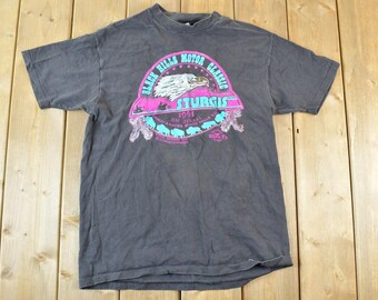 Vintage 1989 Sturgis Motorcycle Rally T-shirt Size L - Etsy