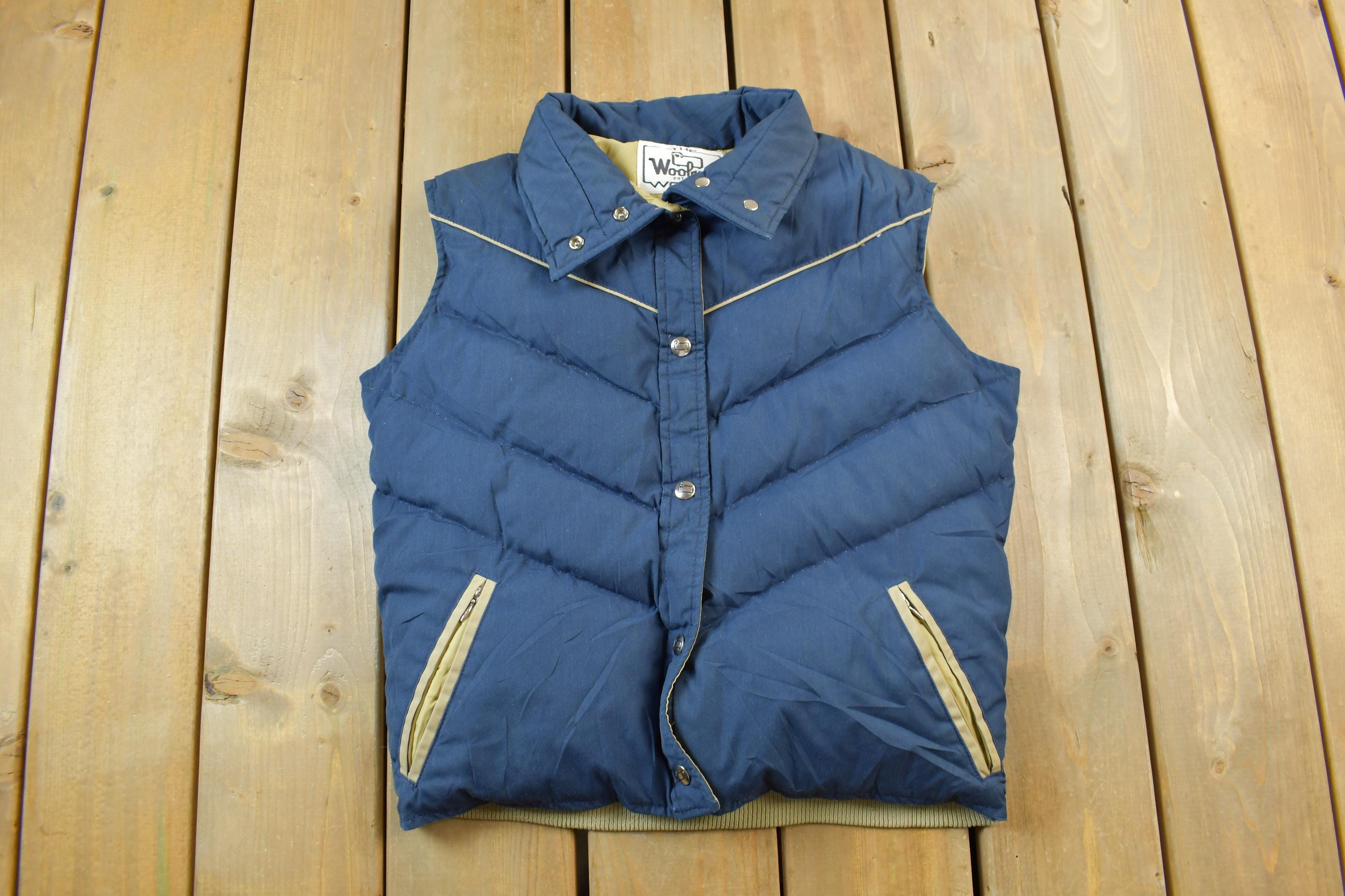 Woolrich Down Vest - Etsy