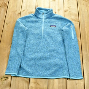 Vintage Patagonia fleece damessweater met halve ritssluiting / halve ritssluiting / sportkleding / Patagonia jaren 90 / Utility / Streetwear / Winterkleding / wandelen