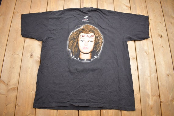 Vintage 1990s Al Snow Got Head Wrestling Graphic T-shirt / Single