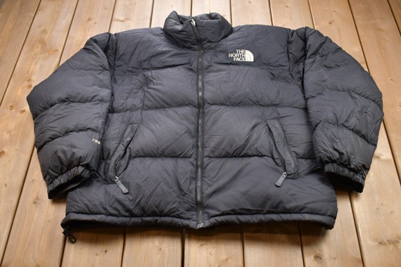 Vintage 1990s the North Face Nuptse Full Zip Puffer Jacket