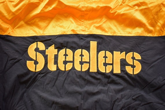 Vintage 1990s Pittsburgh Steelers Starter Hooded … - image 3