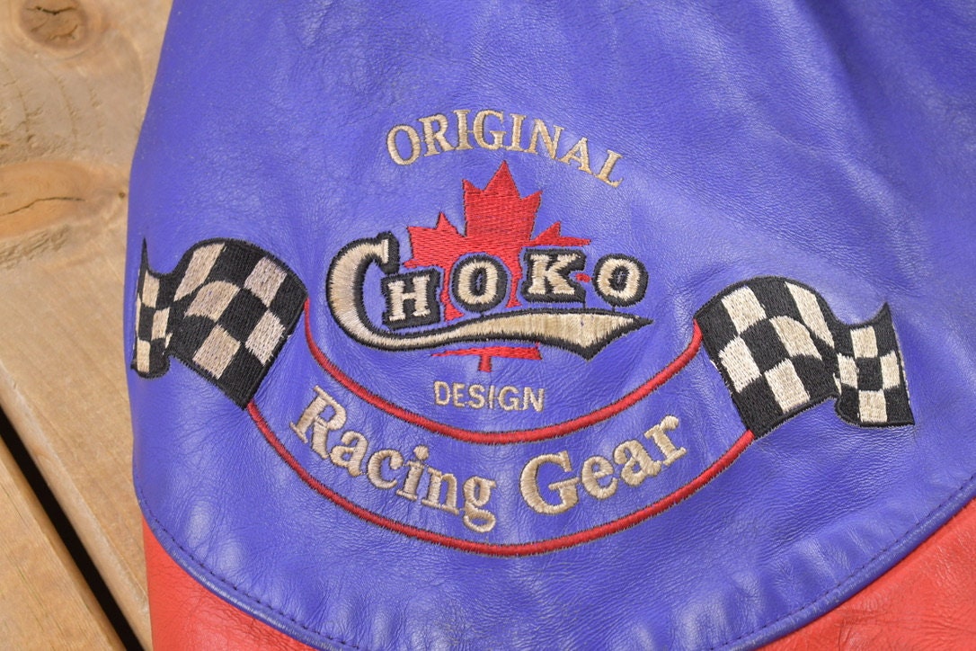 CHONO ジャケット Vintage 1990s Choko Leather Racing Jacket / Sport III / Racing