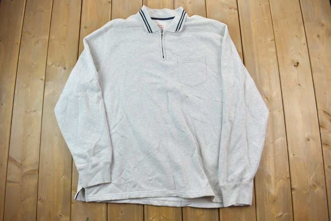 Vintage 1950's Quarter Zip Sweatshirt - Etsy