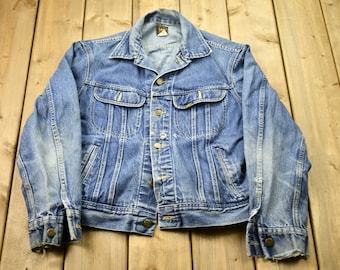 RARE ~ Vintage 1950s/1960s LEE 101-J Denim Jean Jacket ~ Size 40 R