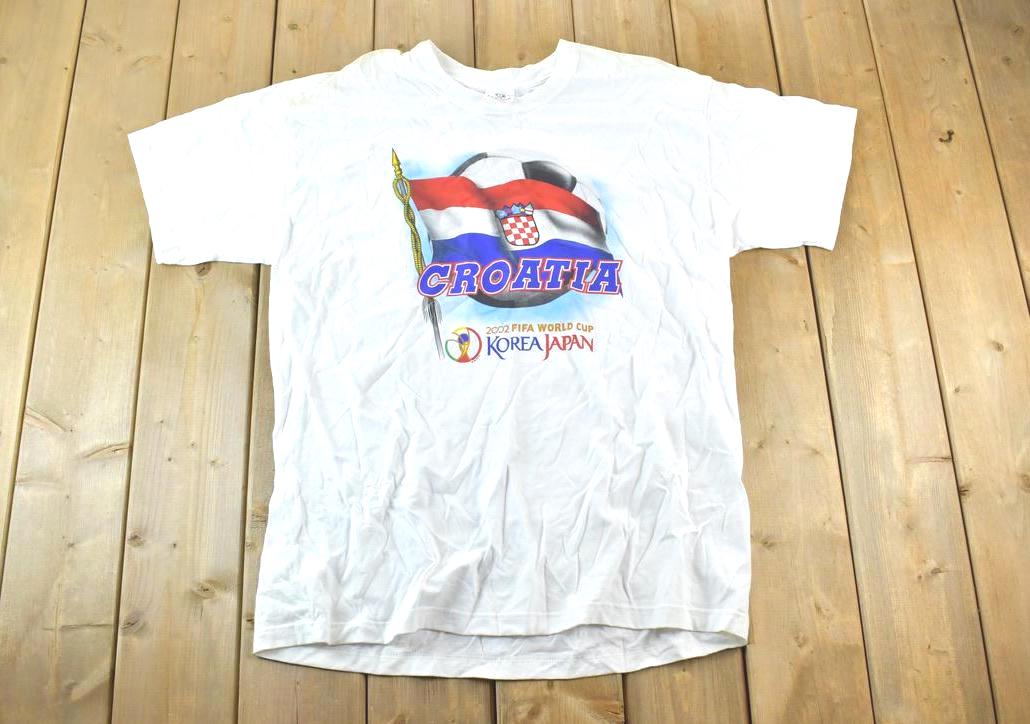 Vintage 2002 Fifa World Cup Korea Souvenir Prima Cotton Single
