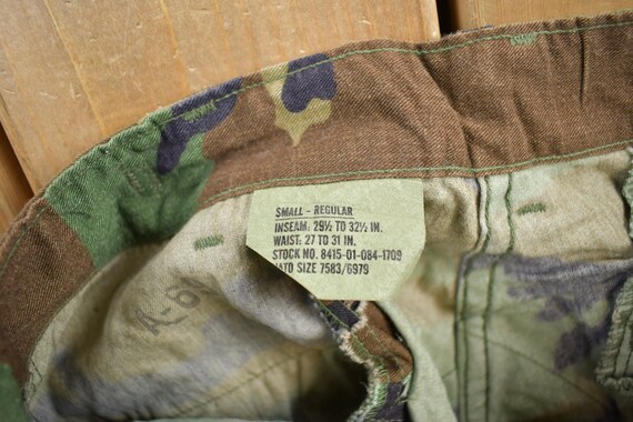 Vintage 1990s US Army Camouflage Cargo Pants Size… - image 6
