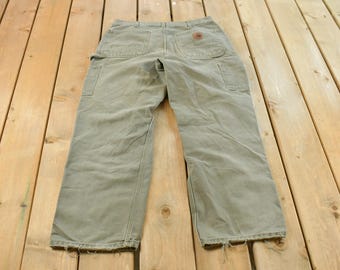 Vintage 2000s Paint-stained Carhartt Work Pants Size 32 X 28 / 00s