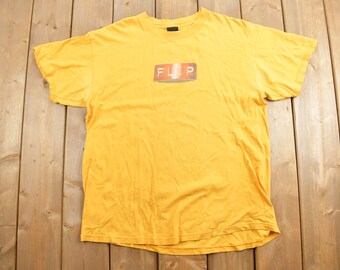 Camiseta vintage de los 90 de Flip Skateboards con estampado gráfico / Camiseta vintage / Ropa urbana / Camiseta con estampado gráfico / Camiseta de skate vintage / Camiseta de skate de los 90