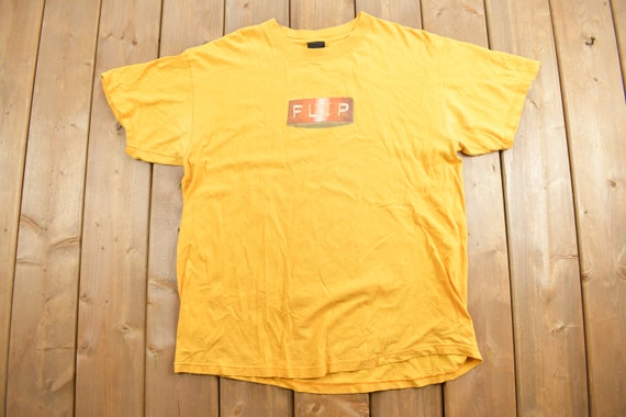 Vintage 1990s Flip Skateboards Graphic T Shirt / Vintage T Shirt / Streetwear / Graphic Tee / Vintage Skate Tee / 90s Skate Tee