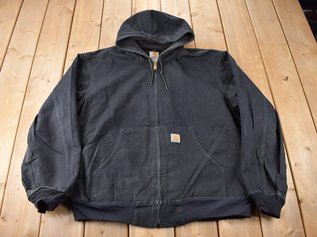 ジャケット・アウター Carhartt 90s Faded Black Active Jacket il_1080xN.5948615090_27ce.jpg