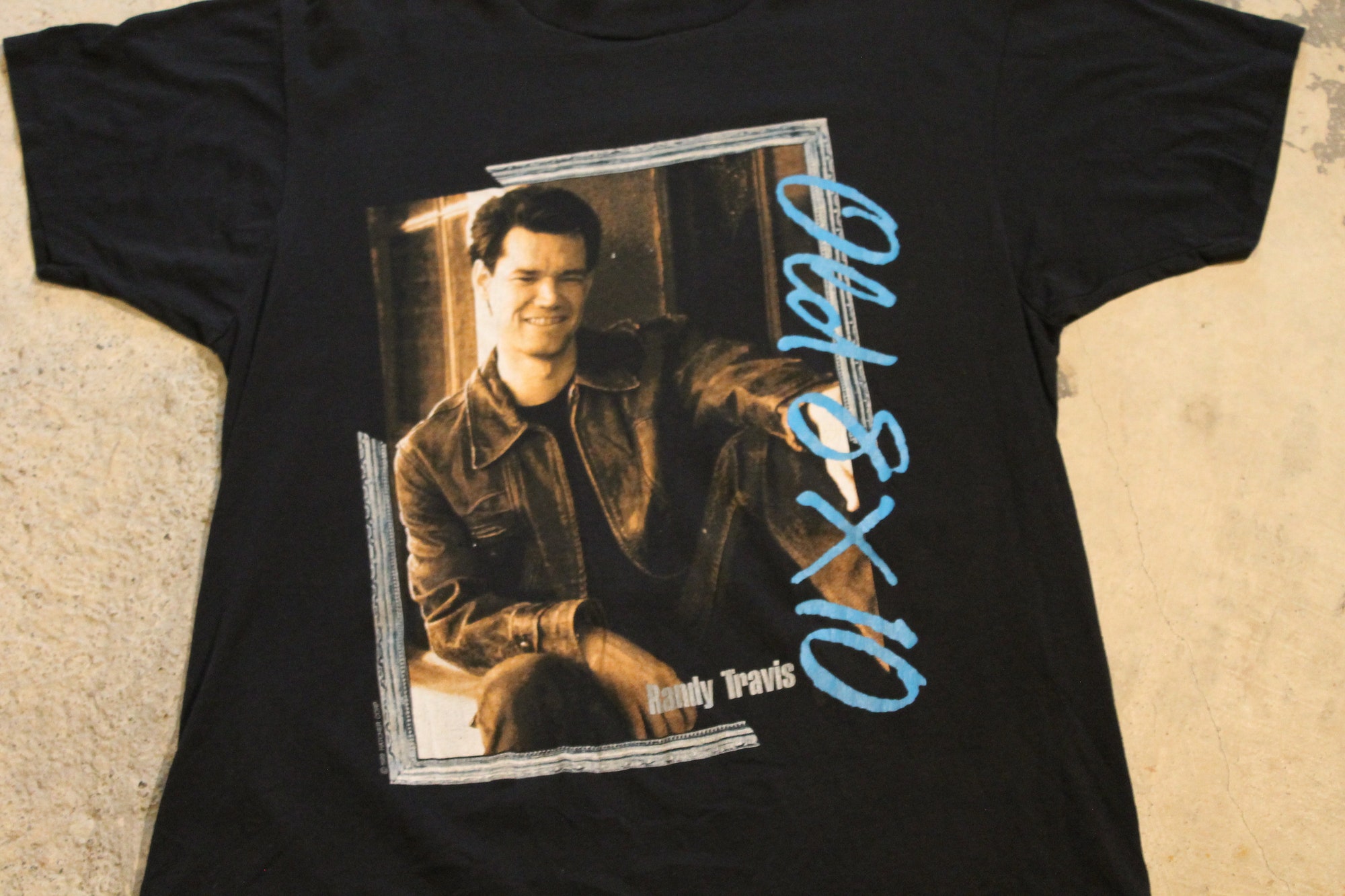 Discover Vintage 1990s Randy Travis T Shirt / Old 8x10 / Concert Tee