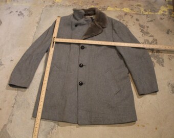 Vintage Pendleton 100% Wool Fur Collared Coat Pendleton Jacket
