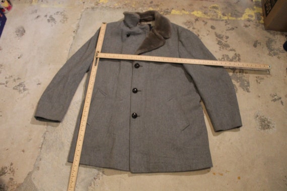 Vintage Pendleton 100% Wool Fur Collared Coat / Pendleton