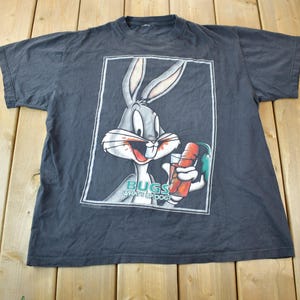 ヴィンテージ 1995 バッグス・バニー Whats Up Doc? ルーニー・テューンズ カートゥーン T シャツ / ワーナー・ブラザーズ / カートゥーン ネットワーク / ルーニー・テューンズ