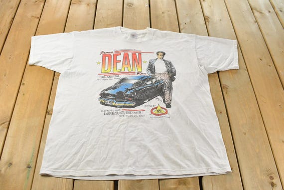 ヴィンテージ 1990 ジェームズ・ディーン ラン プロモ グラフィック T