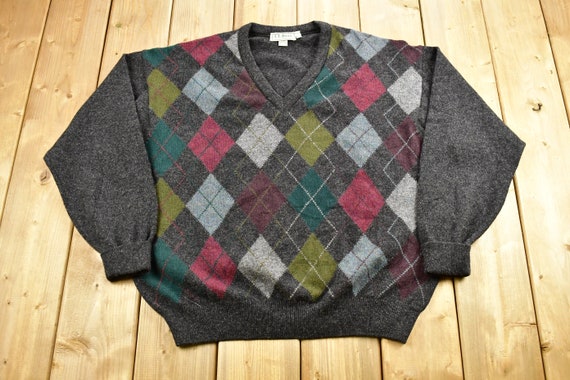 Vintage 1990s LL Bean Shetland Wool Knitted Sweater / Vintage | Etsy