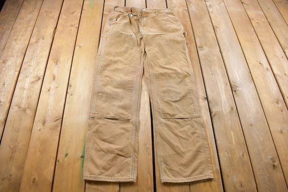 Vintage 1990s Carhartt Double Knee Work Pants Siz… - image 1